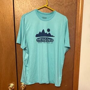 Patagonia Men's Teal Graphic Tee